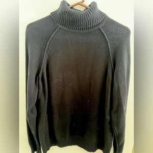 Black Turtleneck Sweater